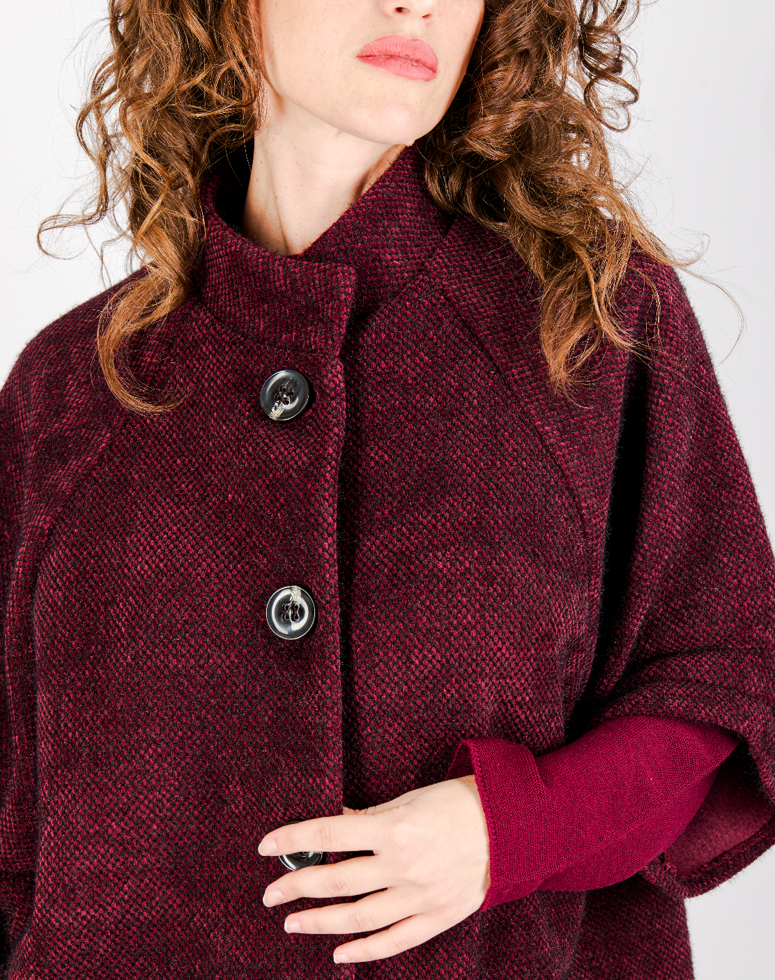 Cappa taglia unica bottoni DS1212