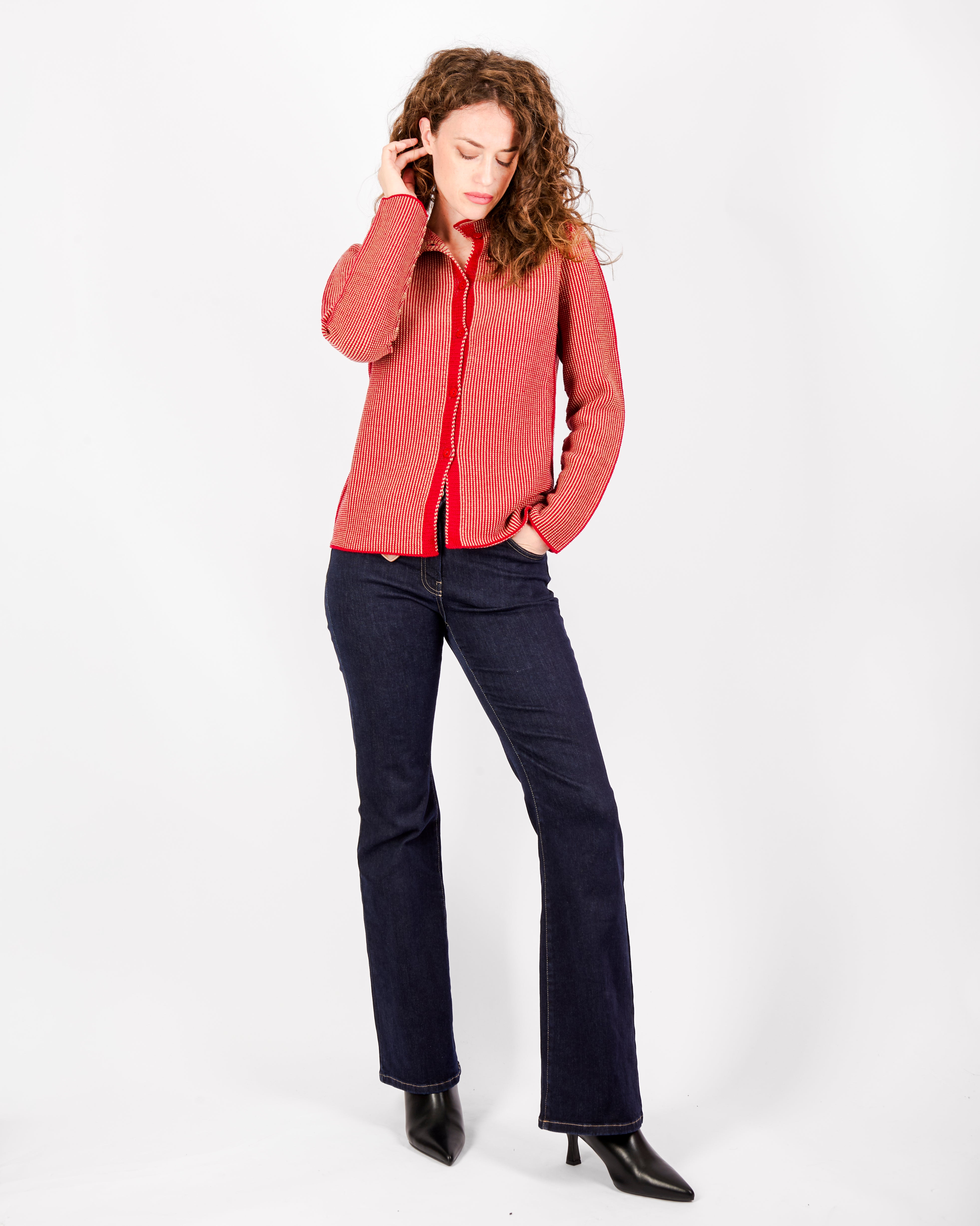 Giacca bottoni pura lana gatto W-255