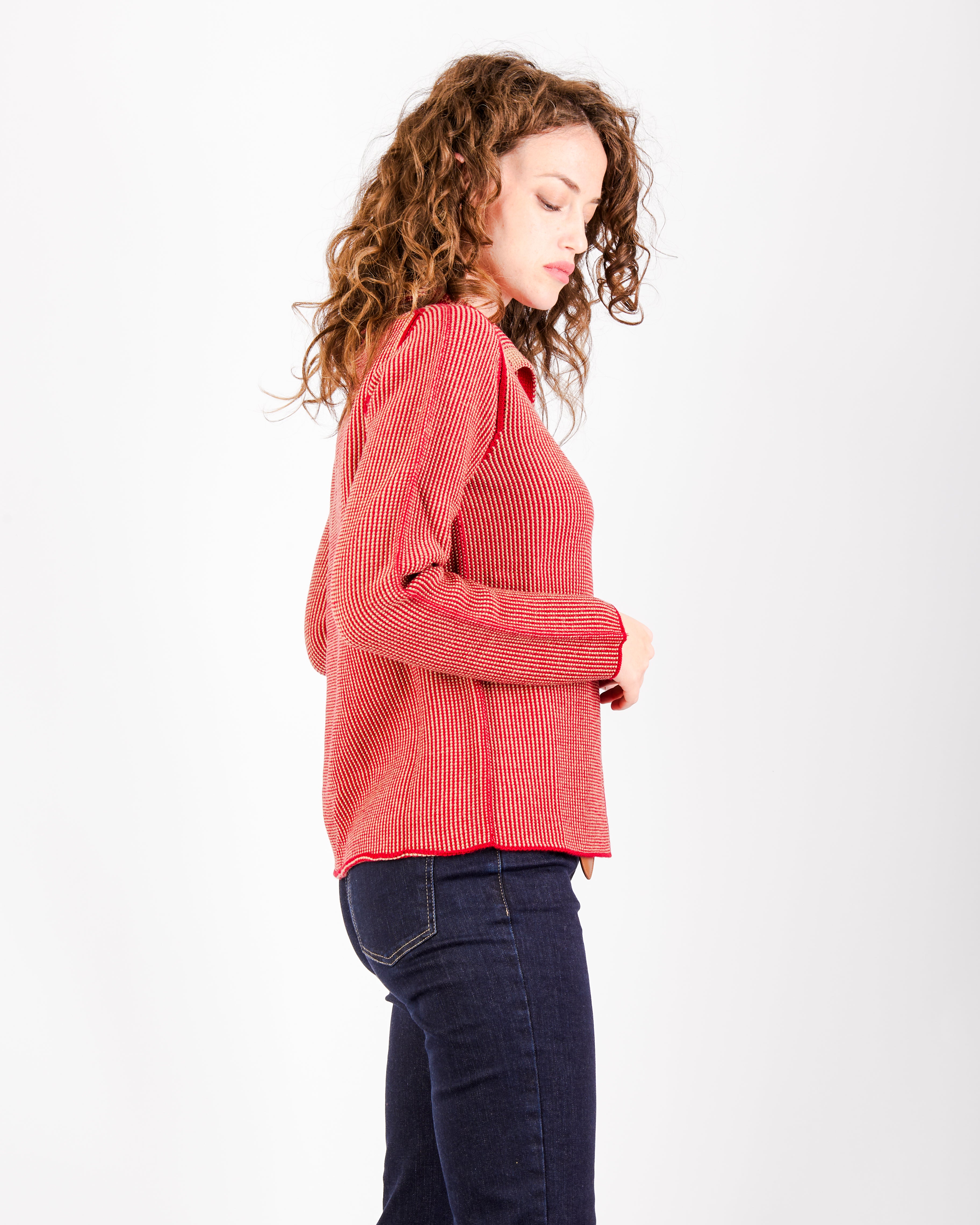 Giacca bottoni pura lana gatto W-255