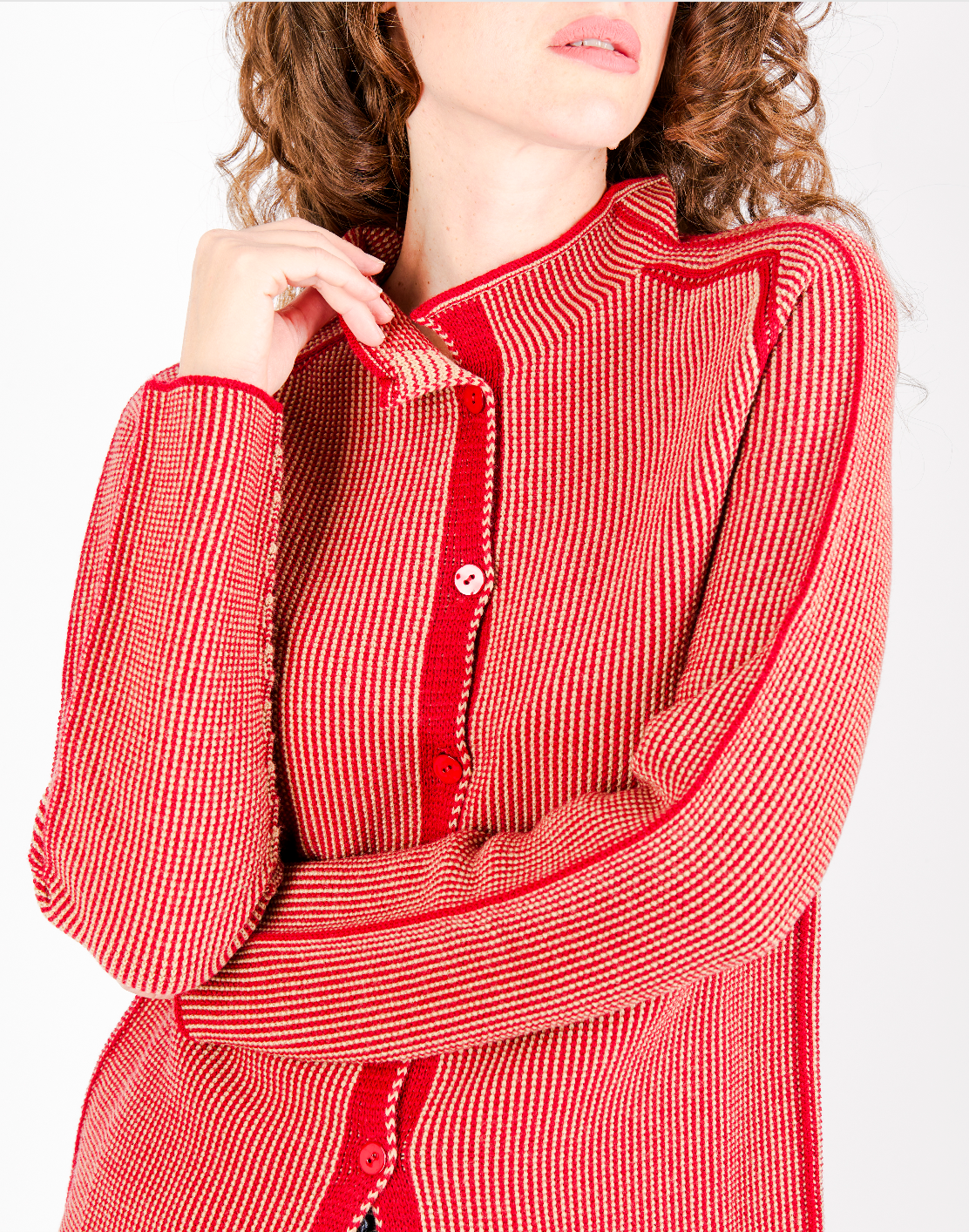 Giacca bottoni pura lana gatto W-255