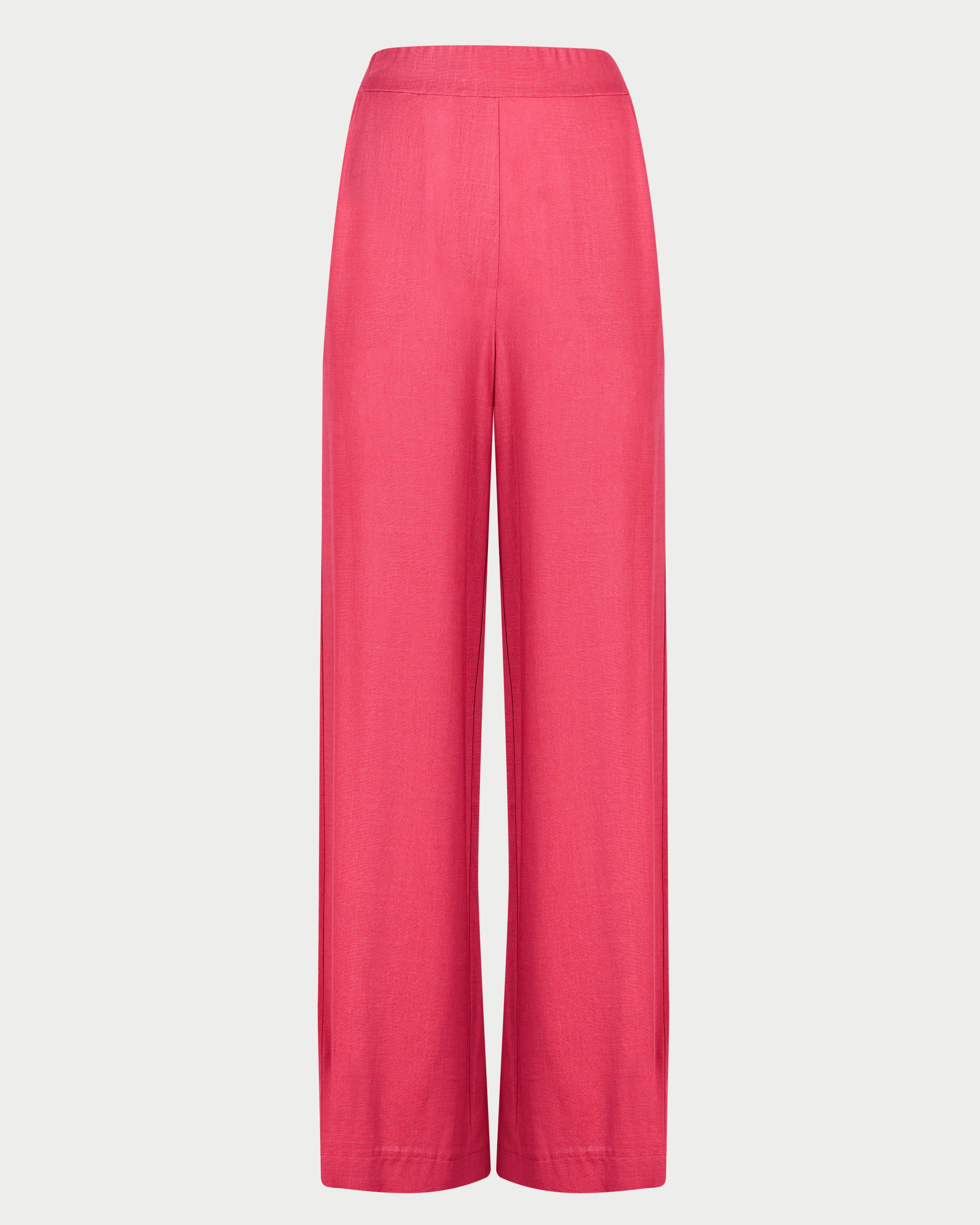 Pantalone palazzo lino viscosa G152/36