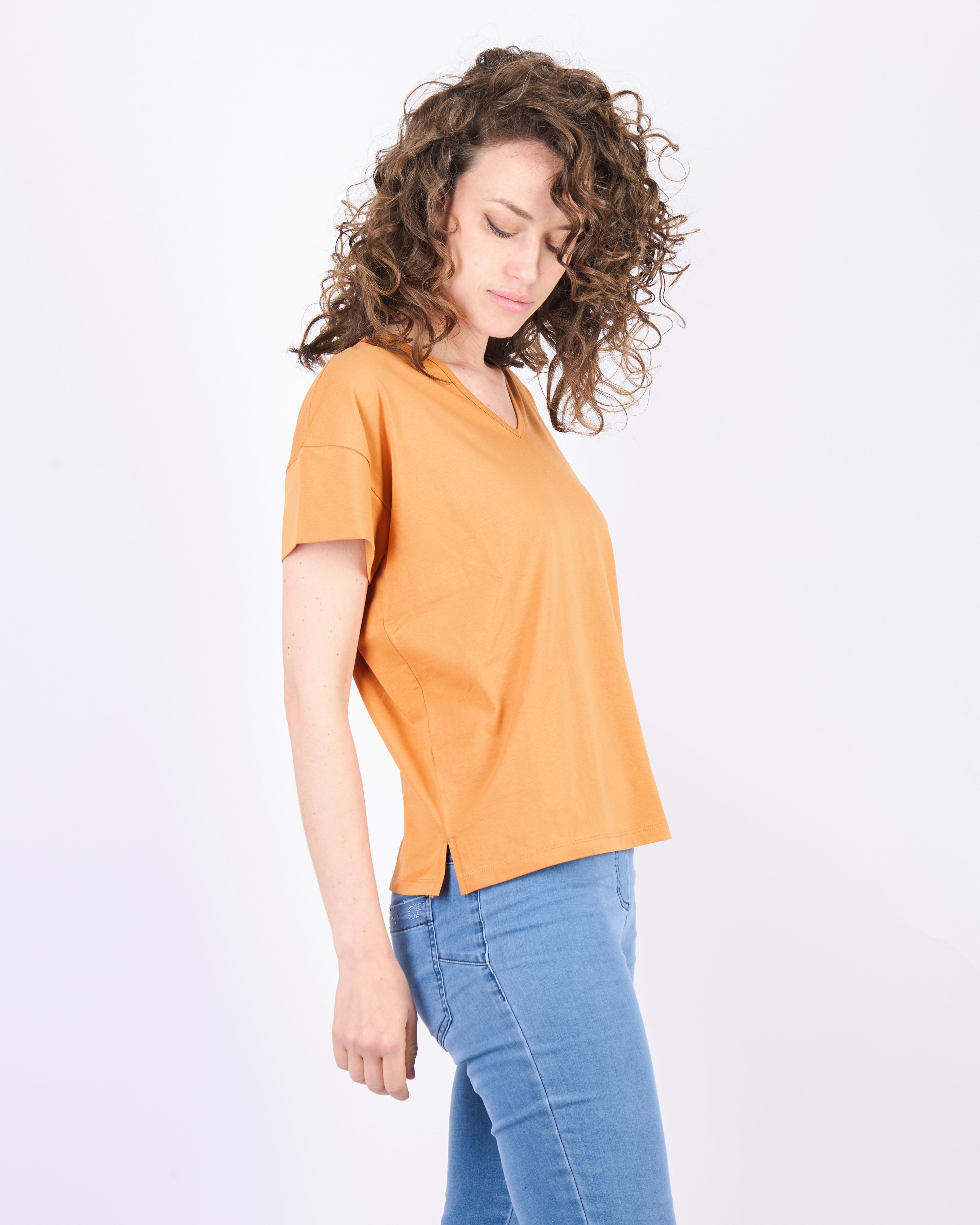 Maglia basica scollo a V 5036