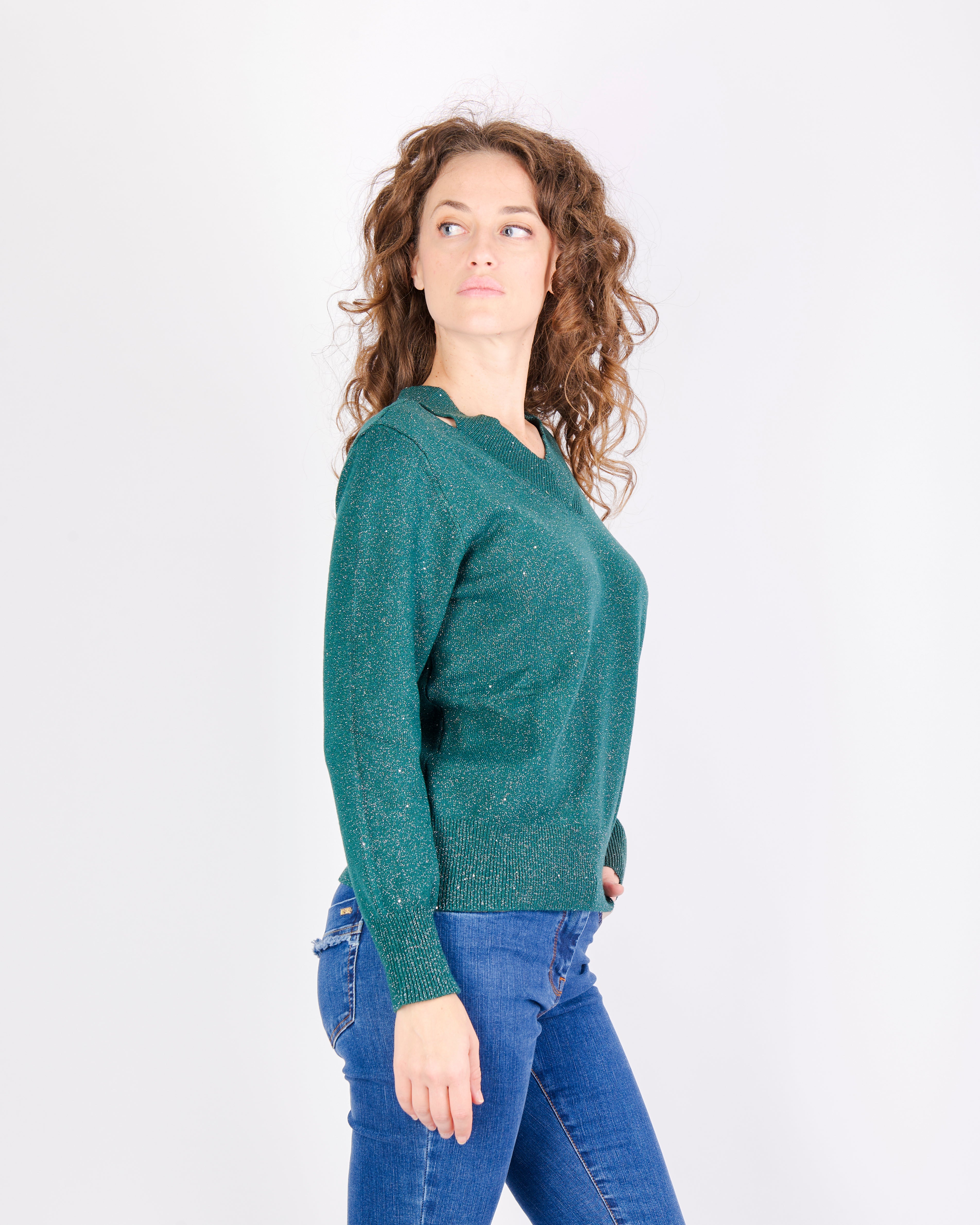 Maglia doppio scollo MONICA