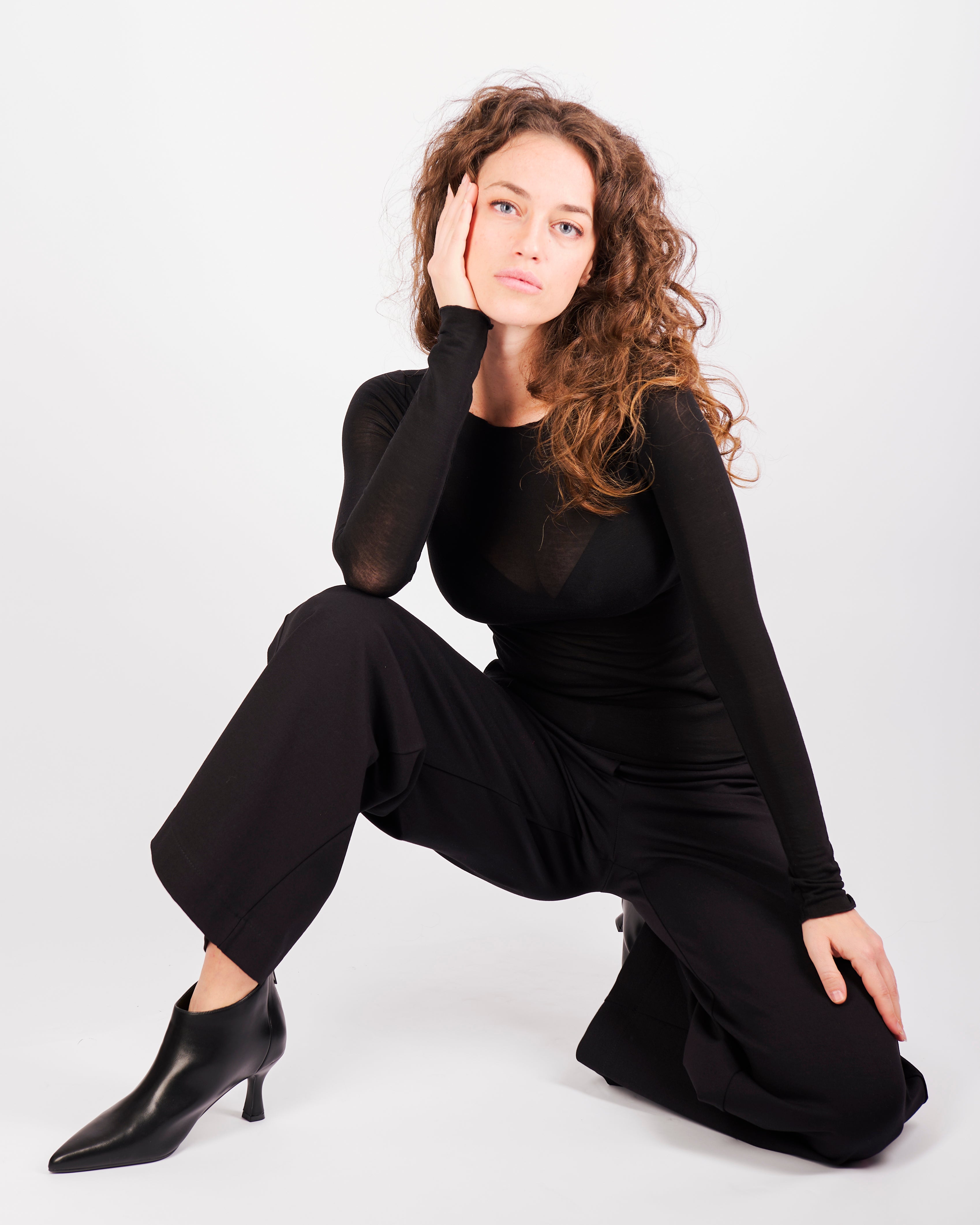 Maglia M. Lunga con Cashmere Barchetta ULTRALIGHT