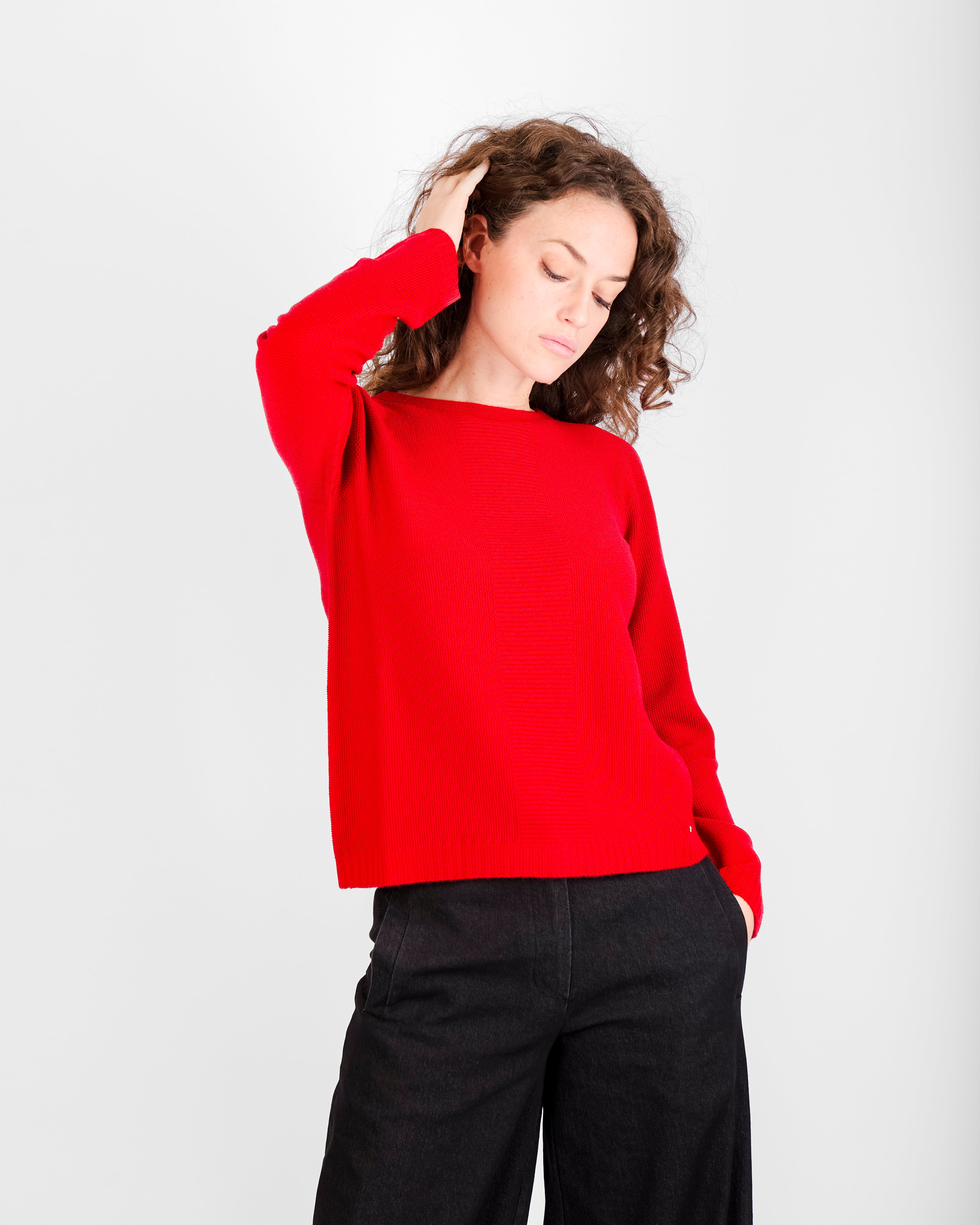 Girocollo grana di riso pura lana CL 1946