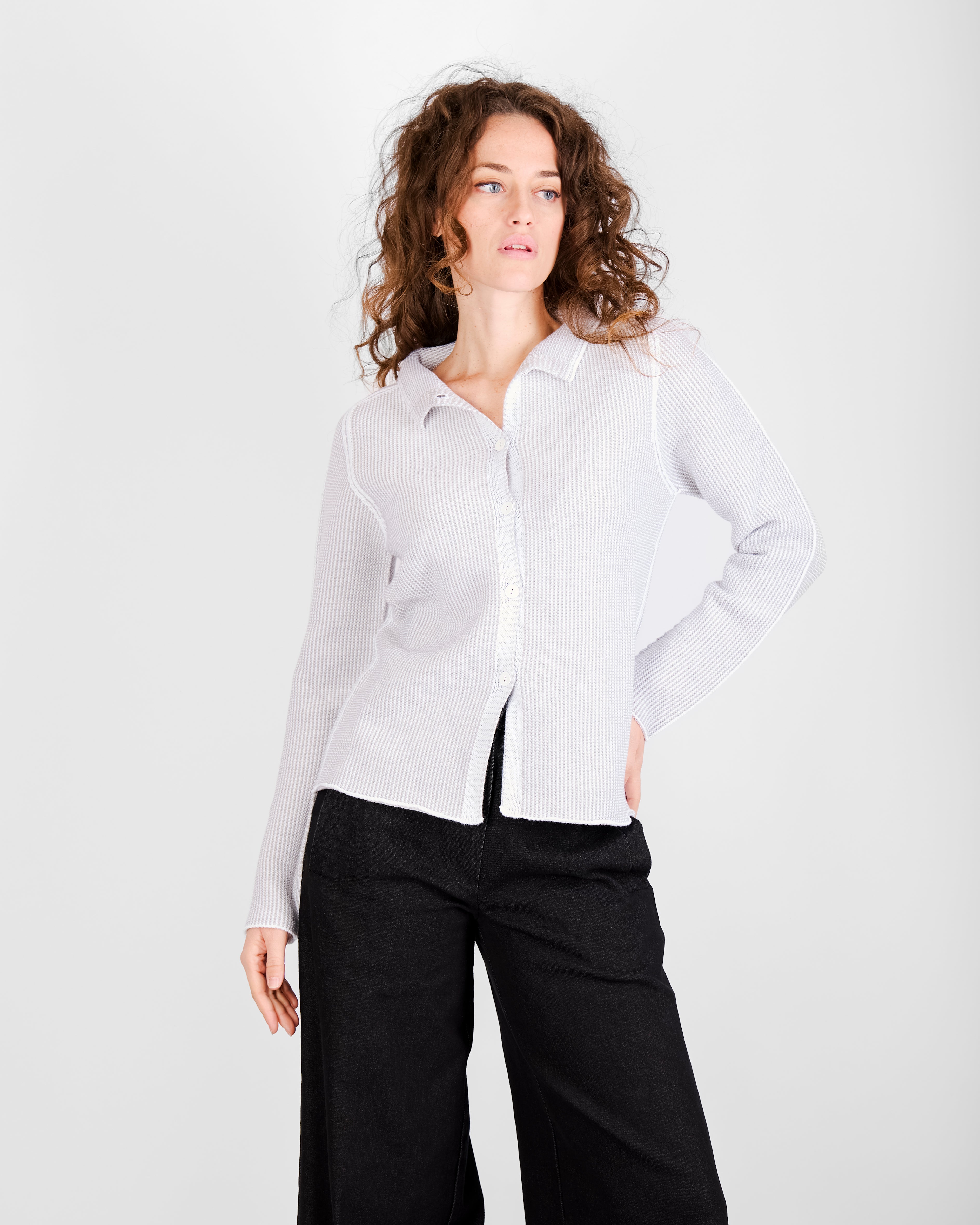 Giacca bottoni pura lana gatto W-255