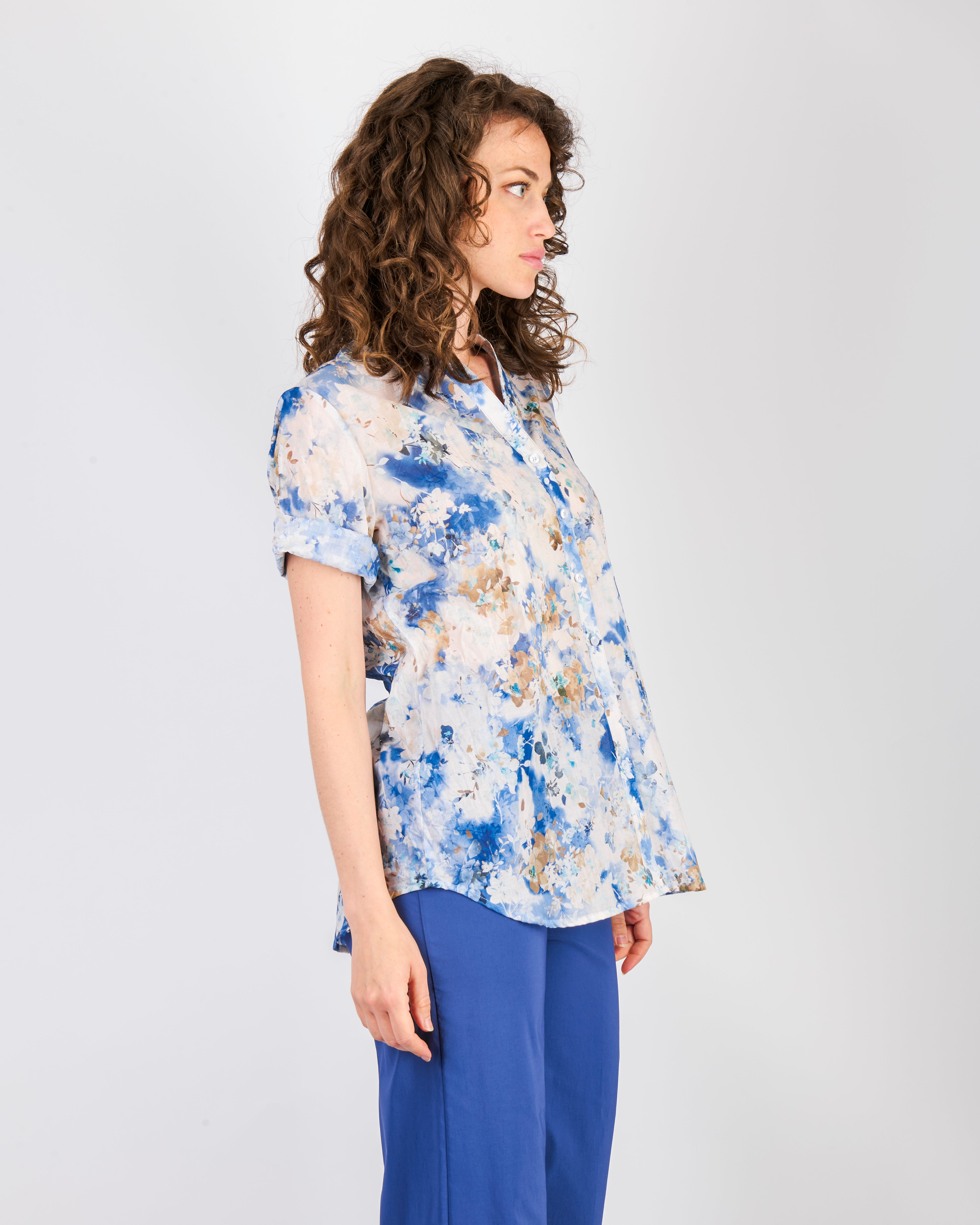 Camicia coreana mussola di cotone 25-223