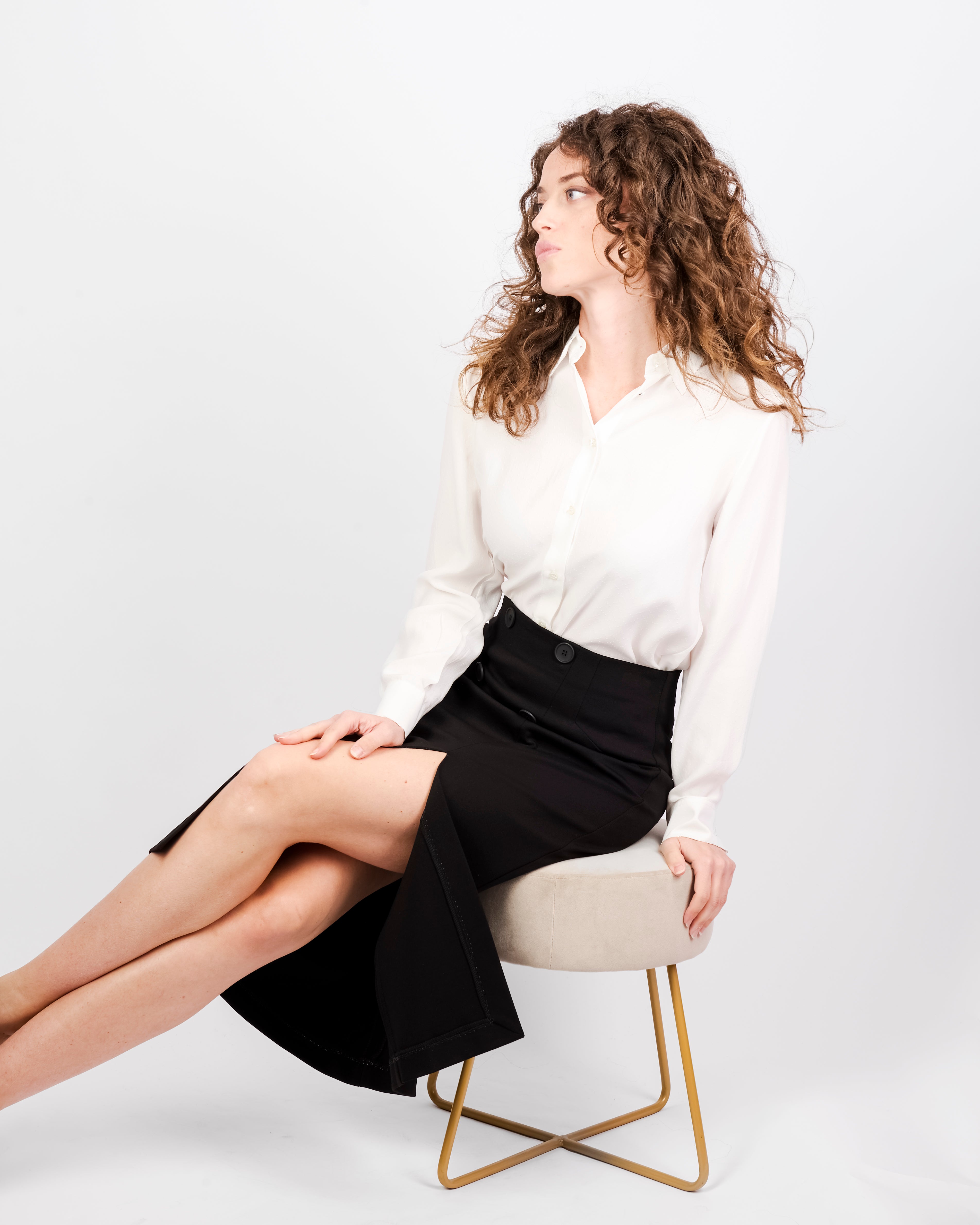 Gonna in punto milano bottoni PERTICA