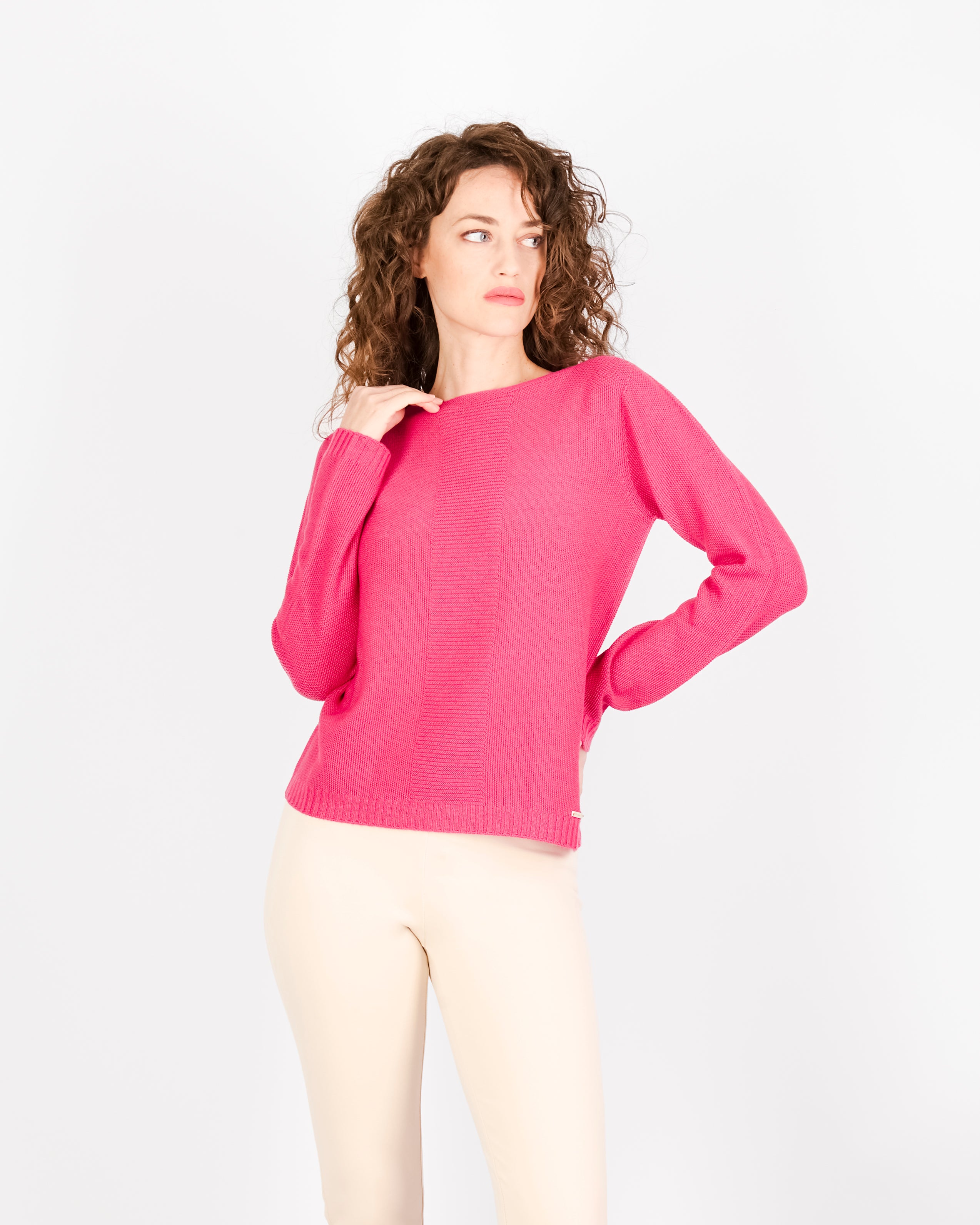 Girocollo grana di riso pura lana CL 1946