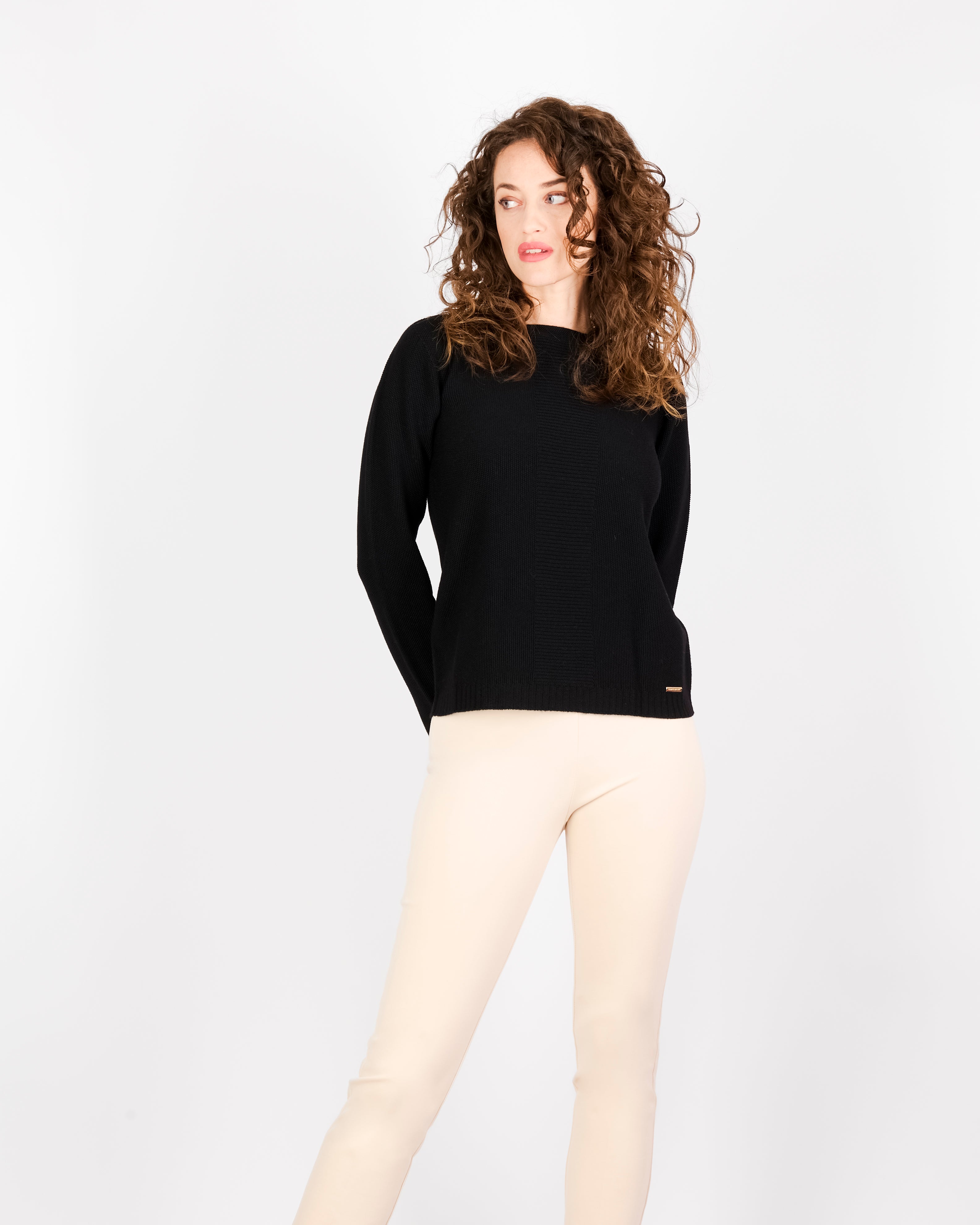 Girocollo grana di riso pura lana CL 1946