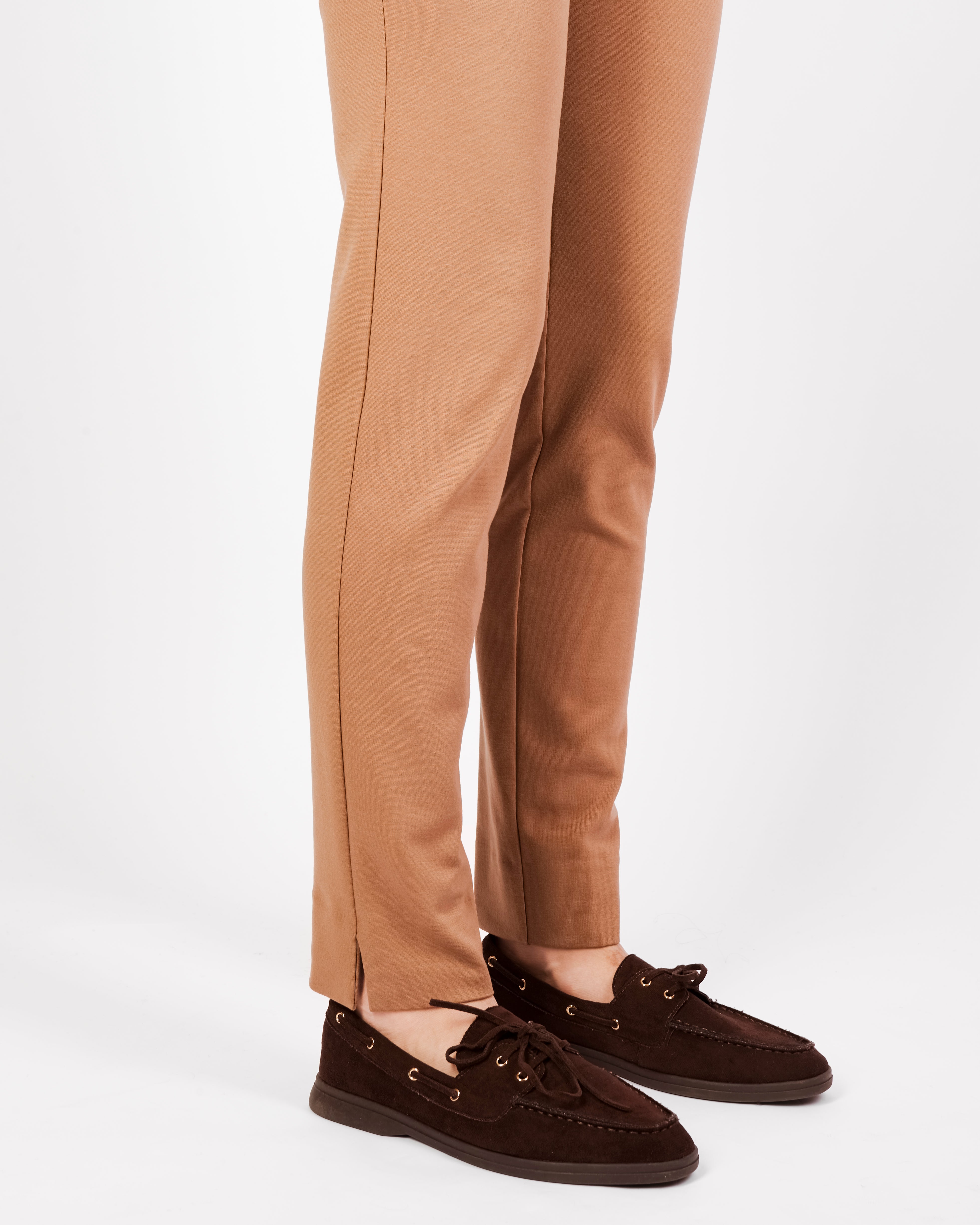 Pantalone punto Milano con elastico 15937