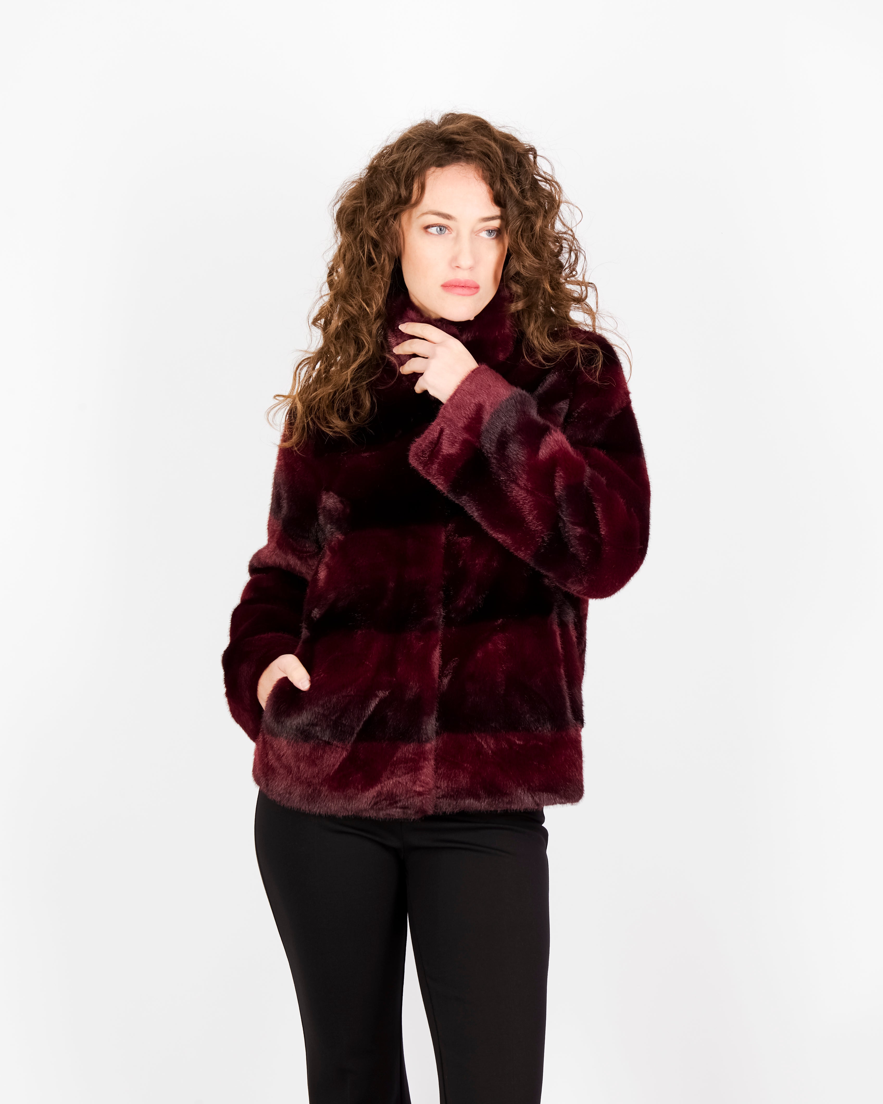 Ecopelliccia degrade collo ENRICA