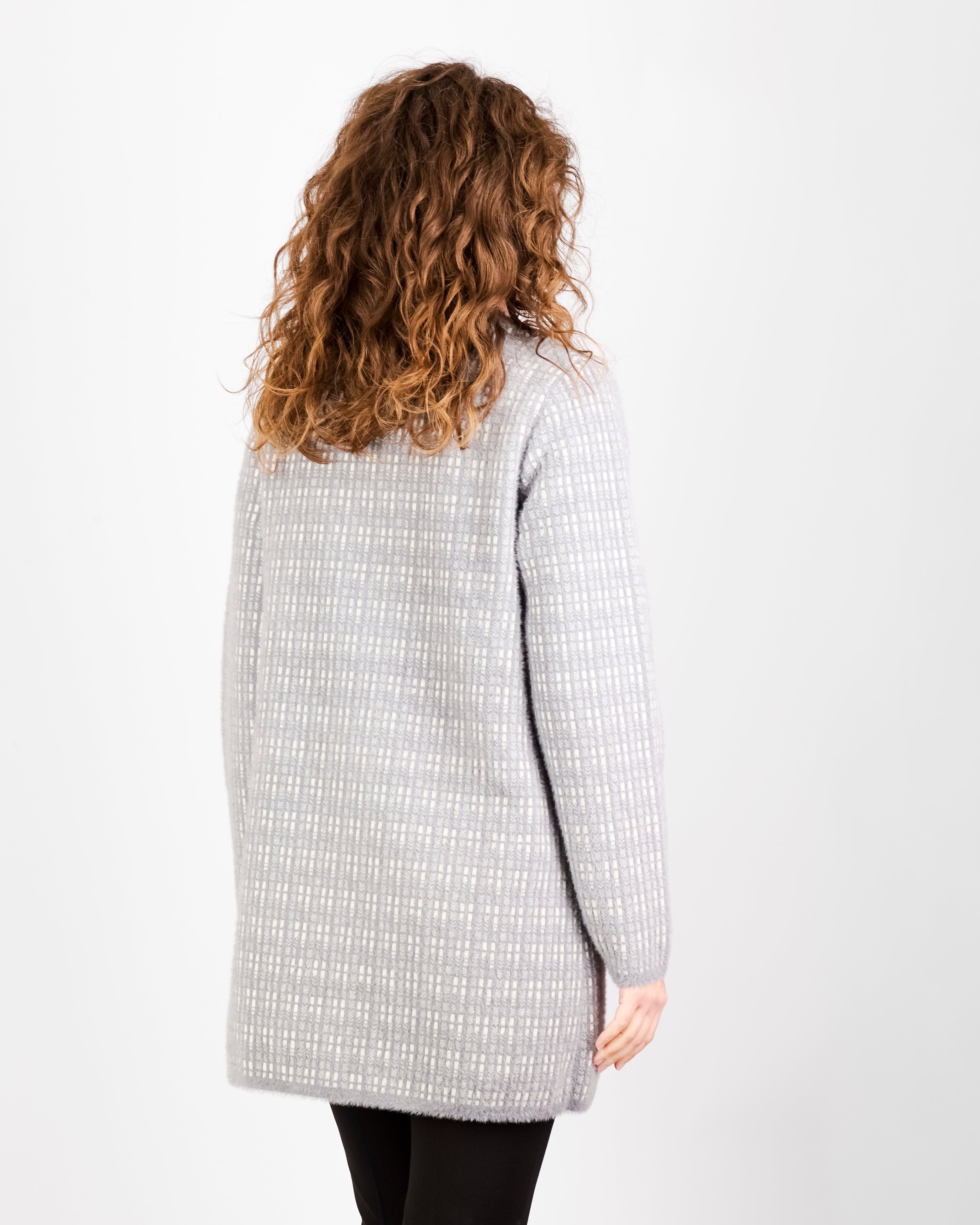 Cappotto jaquard micro scozzese 2633