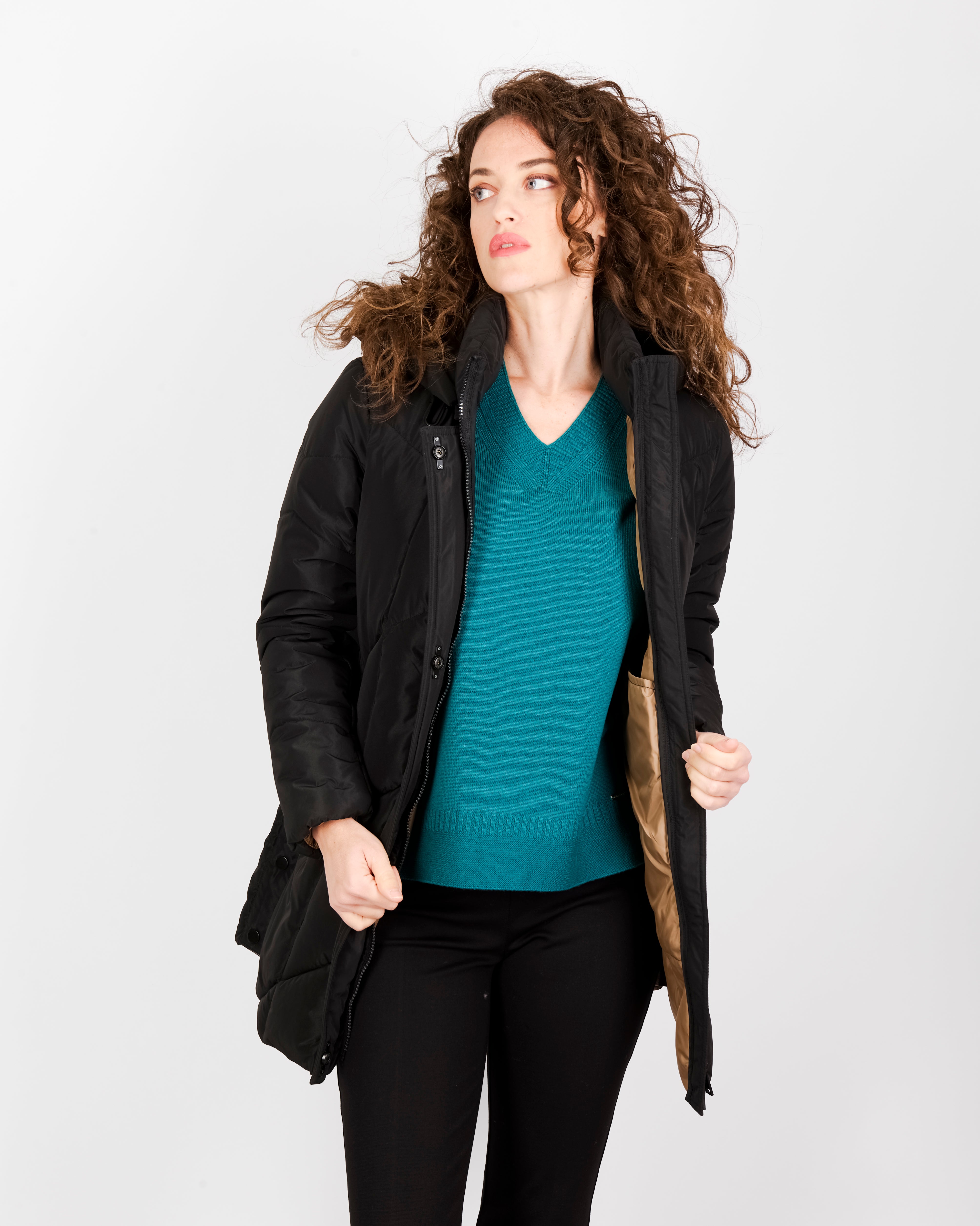 Piumino eco zip e clips accessorio CRISTAL