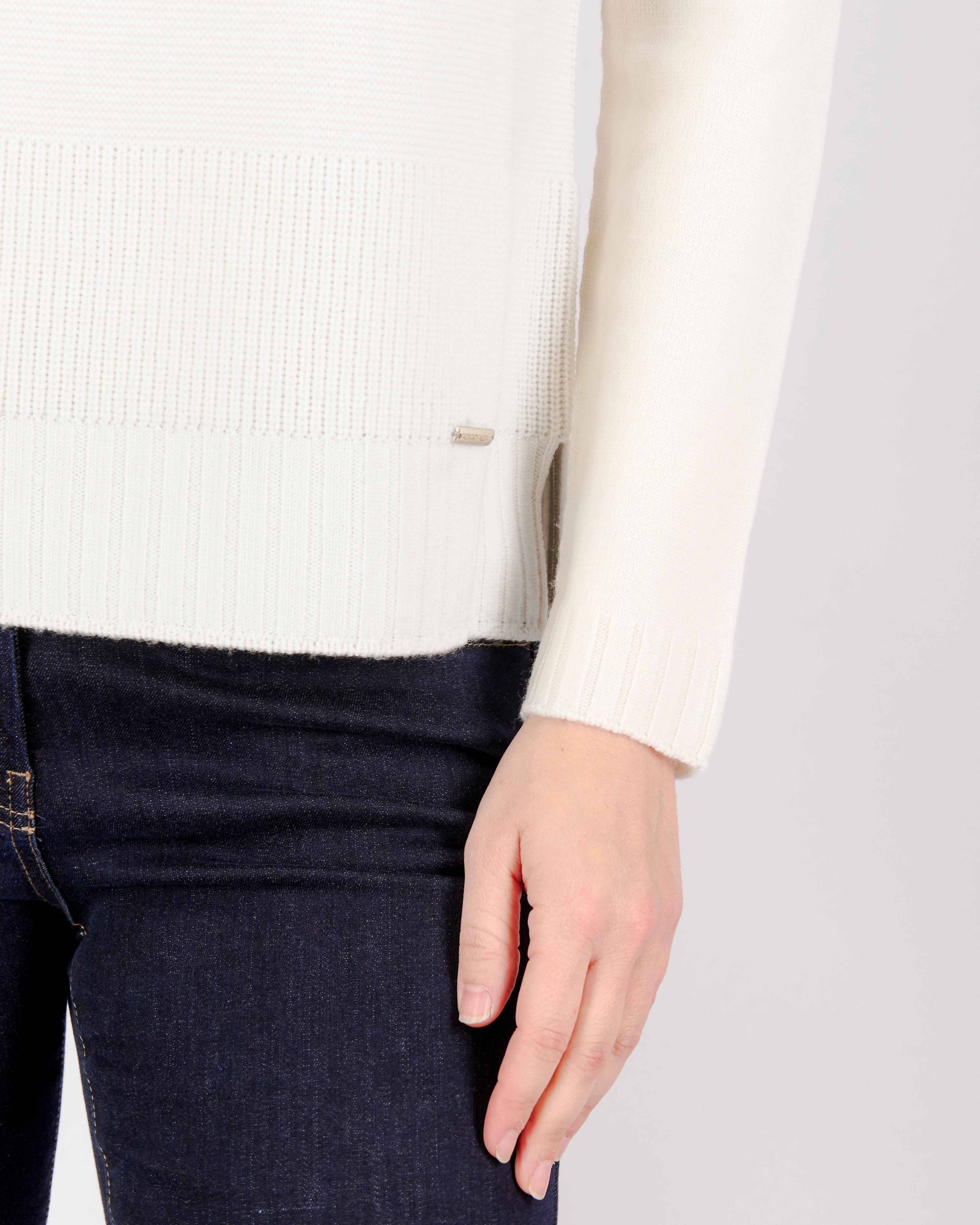 Girocollo links e punto pannocchia spacchi Z9516