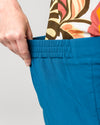 Pantalone elastico dietro in lino LILIUM