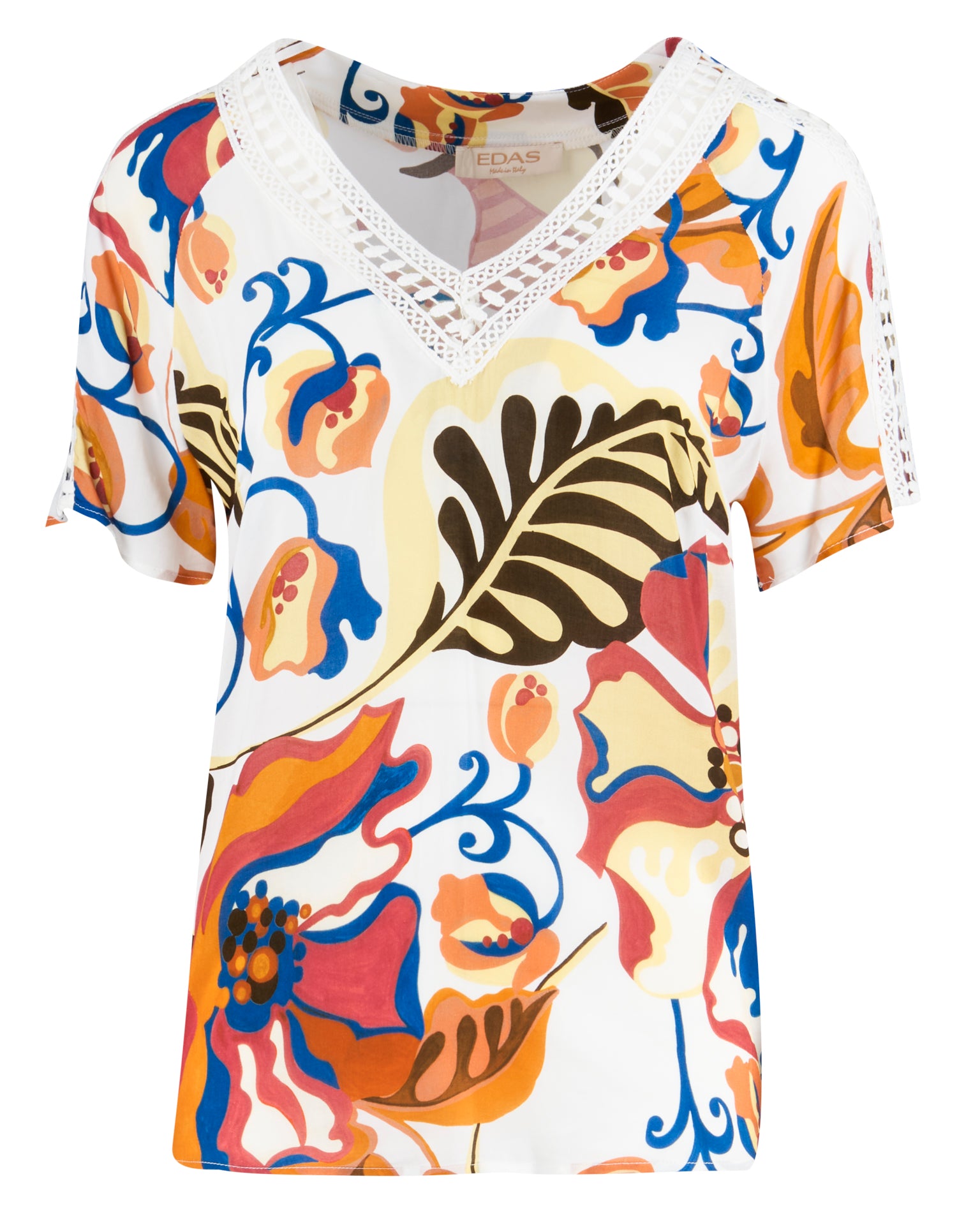 Blusa stampa fiori STREGA