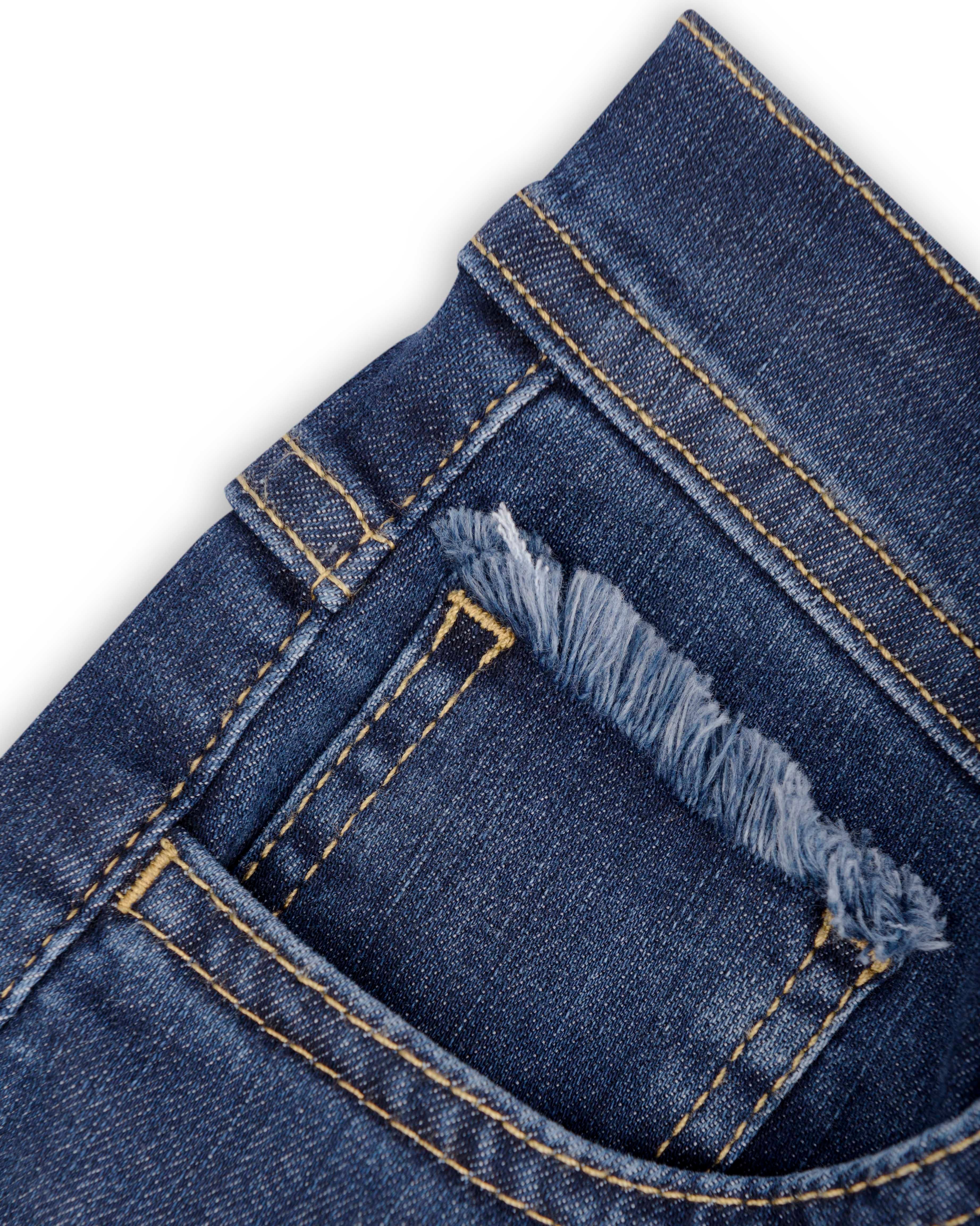 Jeans stretch orlo sfrangiato MIREA