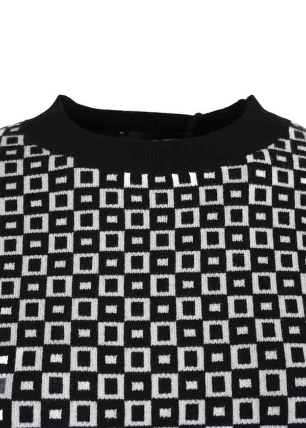 Maglia jaquard geometrie CN2373