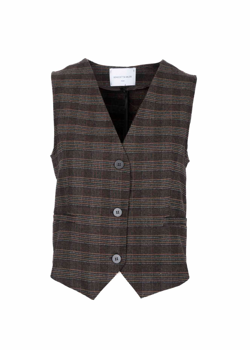 Gilet quadri D172/5