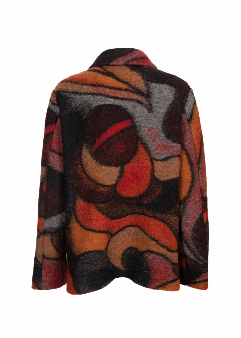 Giacca lana boucle fantasia DS 6416