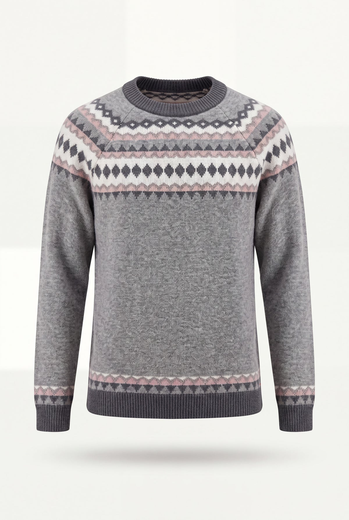 Girocollo jaquard norvegese 21426