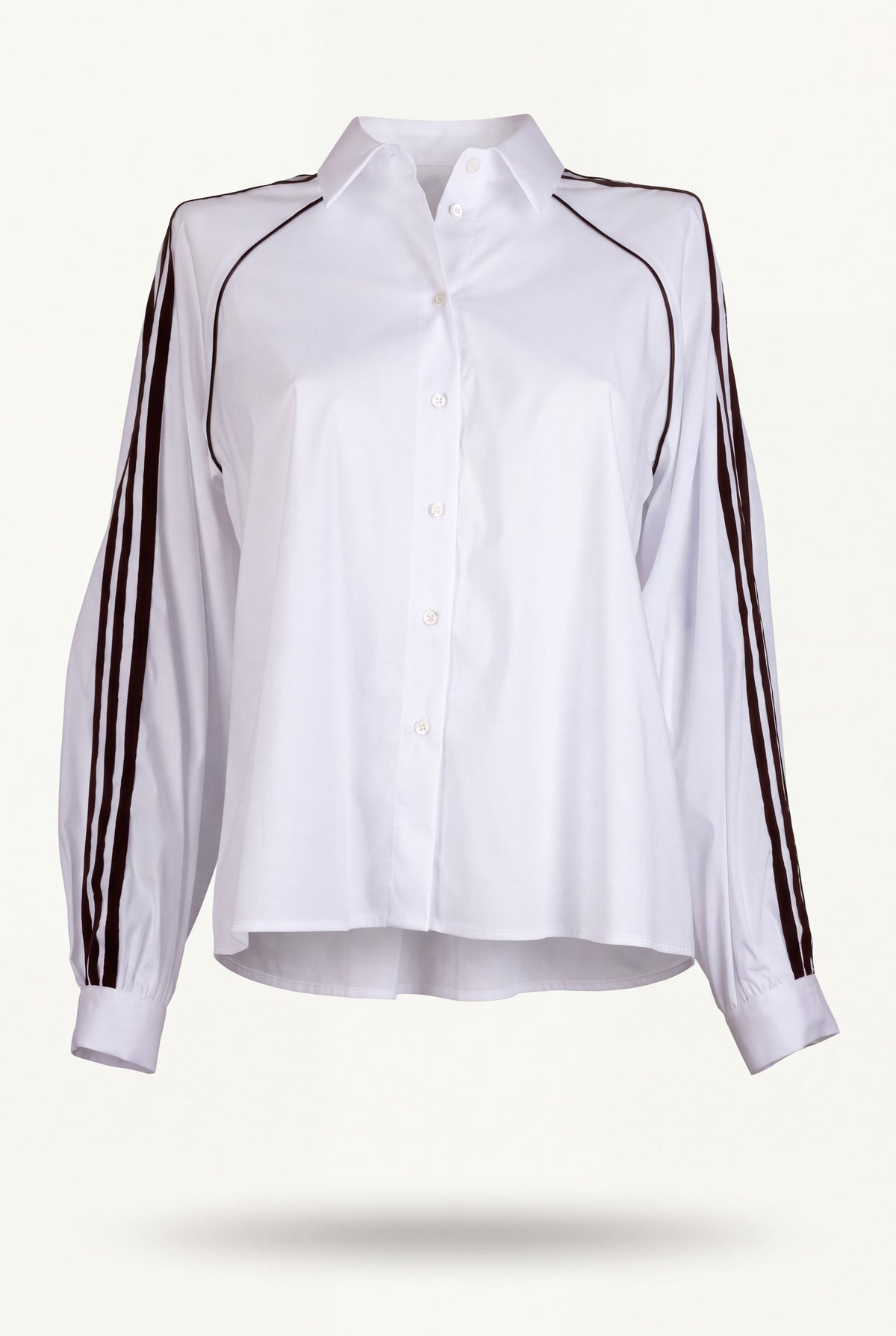 Camicia cotone profili contrasto 26-504
