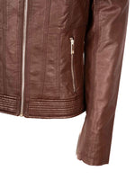 Giacca ecopelle zip MARTA