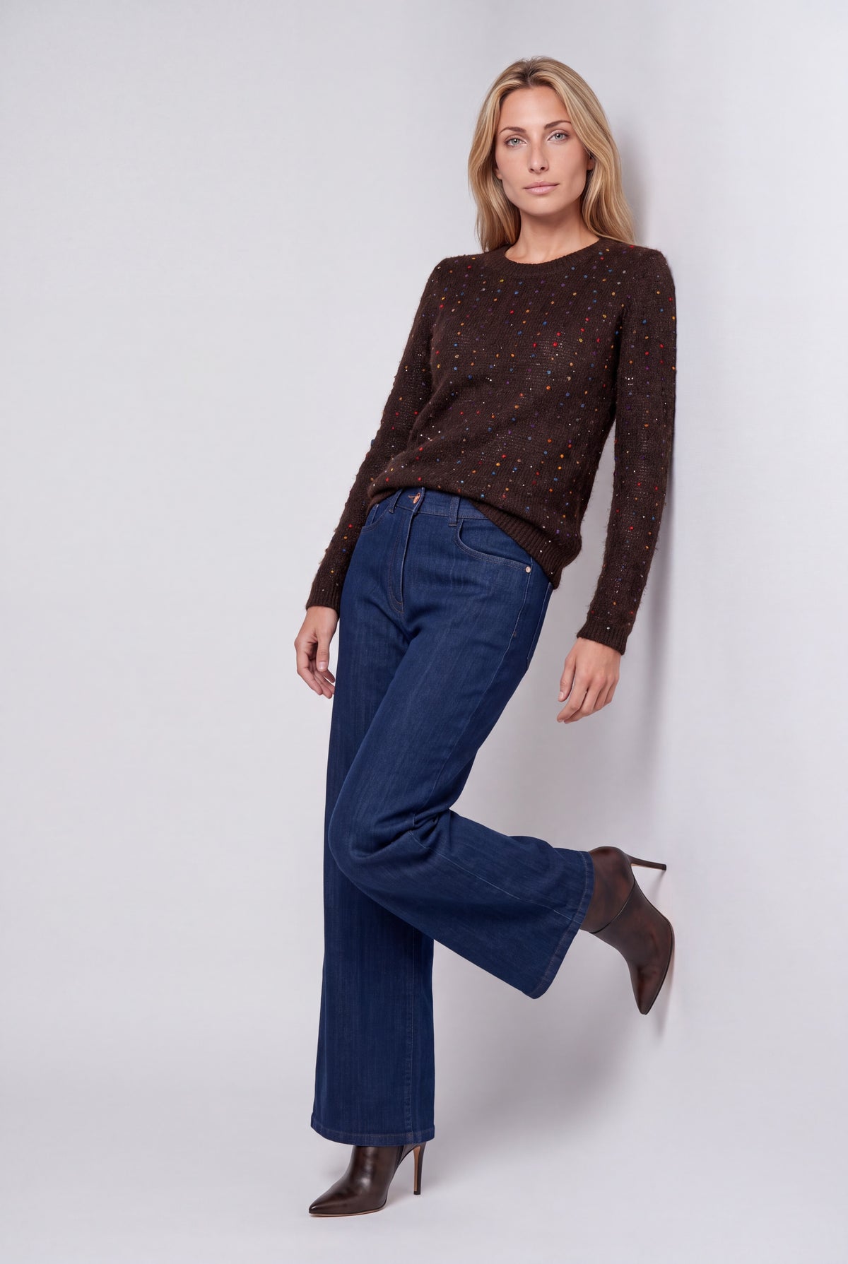Jeans demin stretch a palazzo J - EPRIL