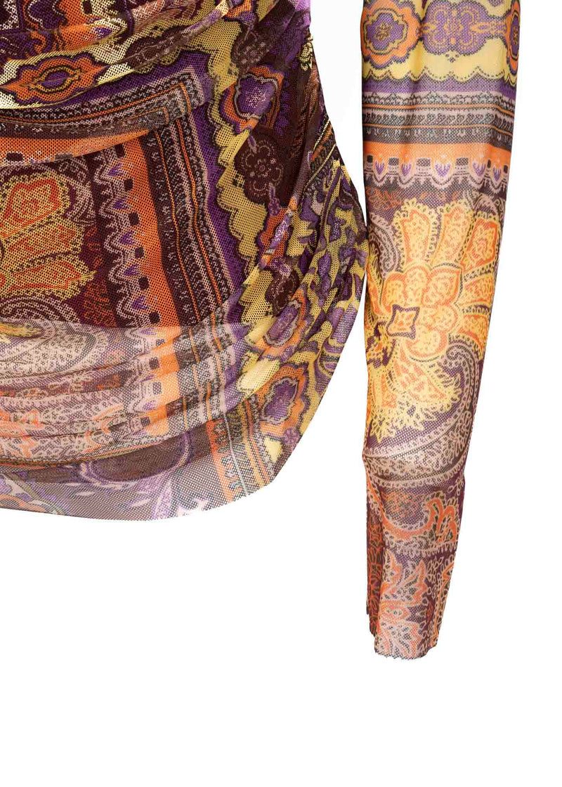 Maglia in tulle fantasia SCIROPPO