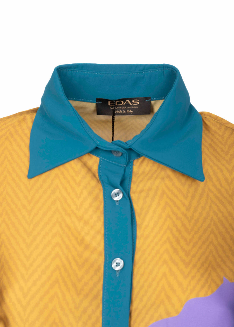 Camicia con contrasti SILVERINA