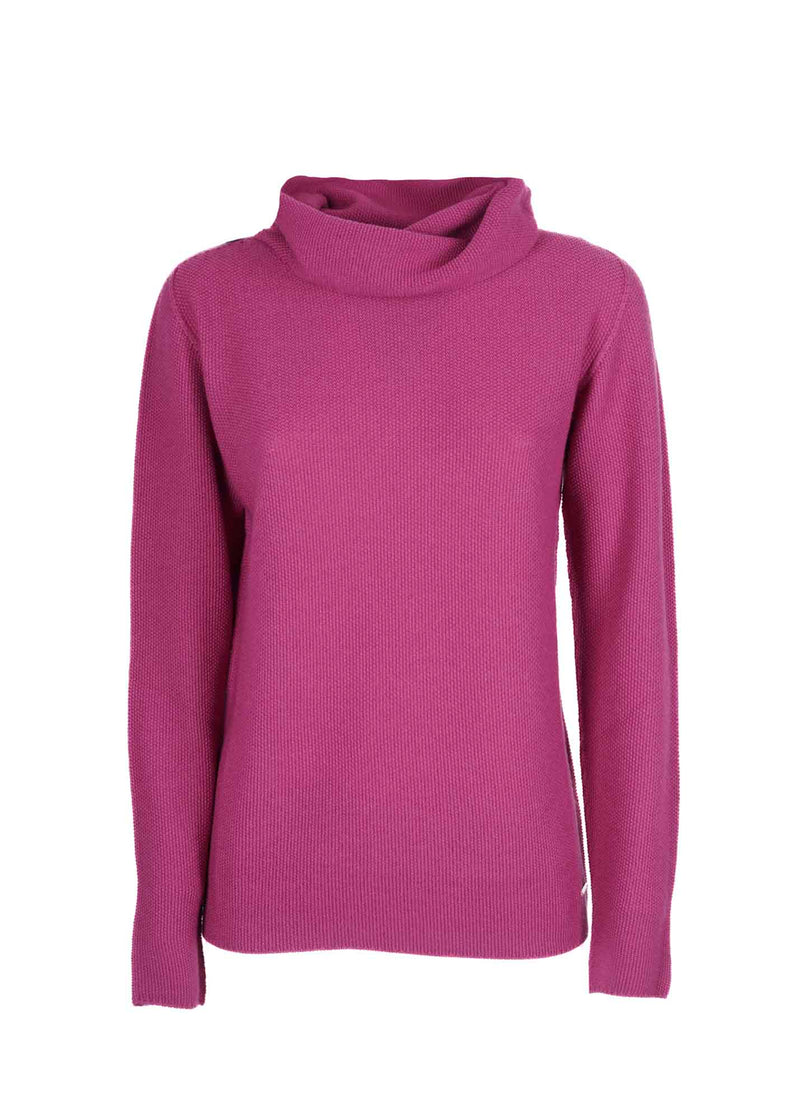 Maglia collo ciambella punto riso Z7030DML