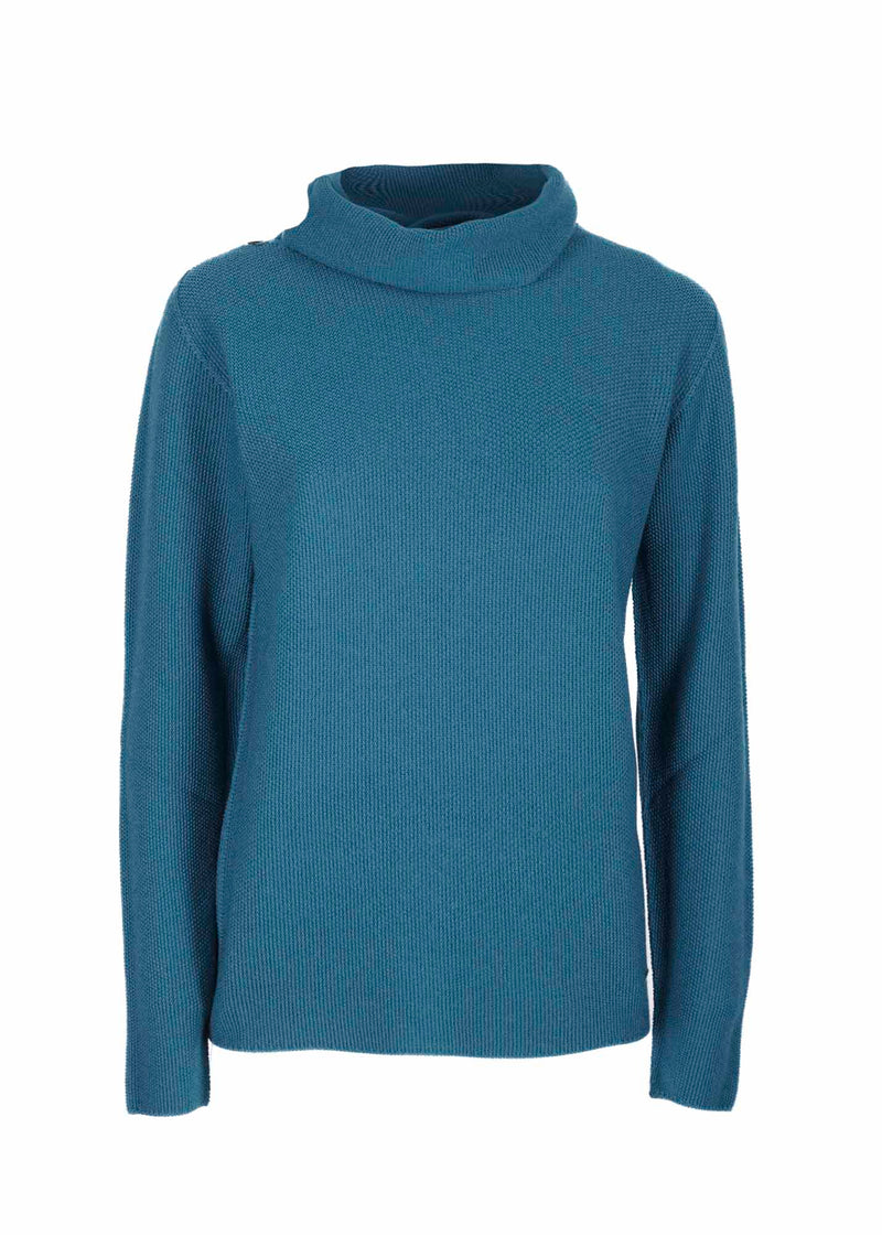 Maglia collo ciambella punto riso Z7030DML