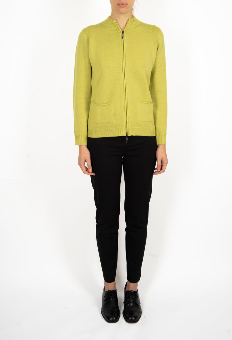 Cardigan zip taschine