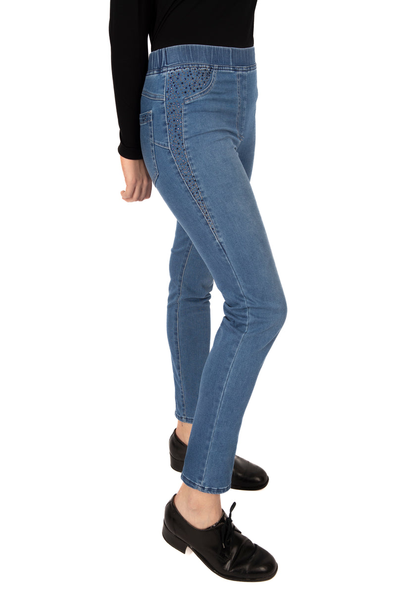 Jeans strass 17221