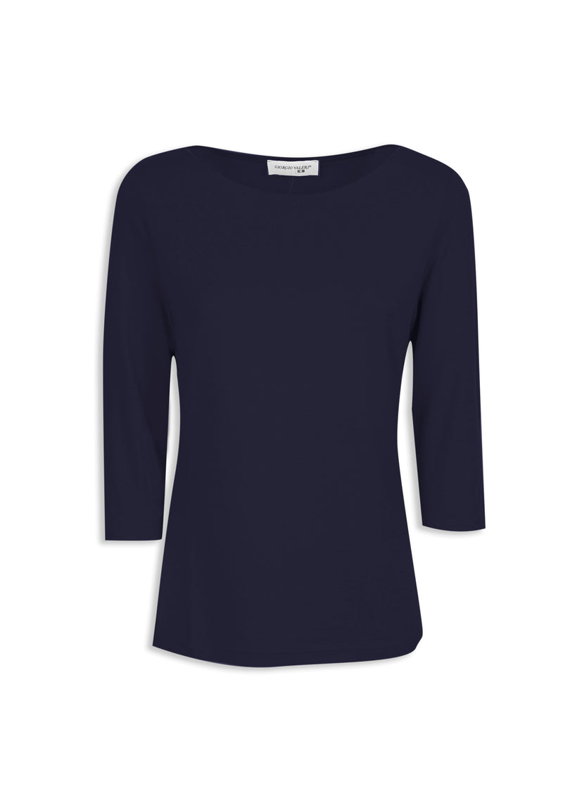 Maglia scollo barchetta 24276