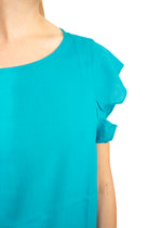 Blusa barchetta cotone e lino 5303