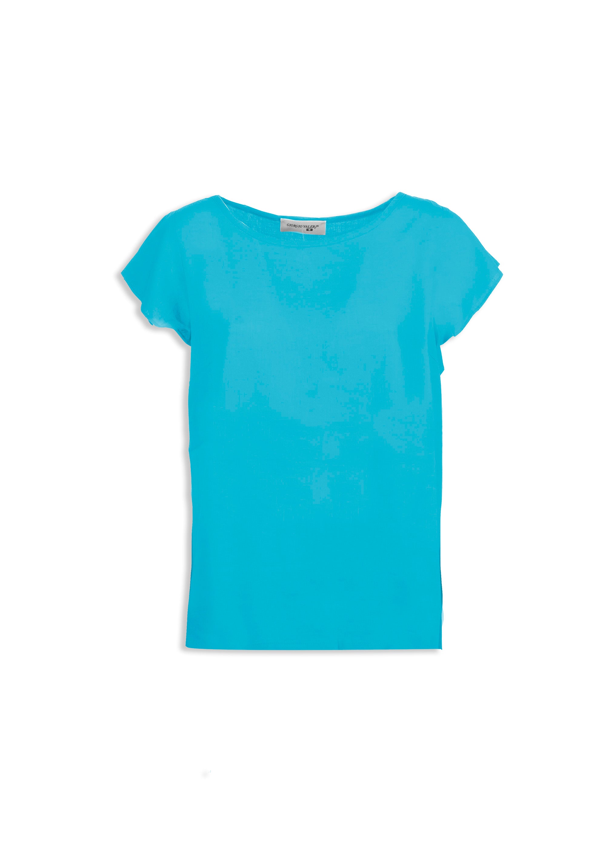 Blusa barchetta cotone e lino 5303