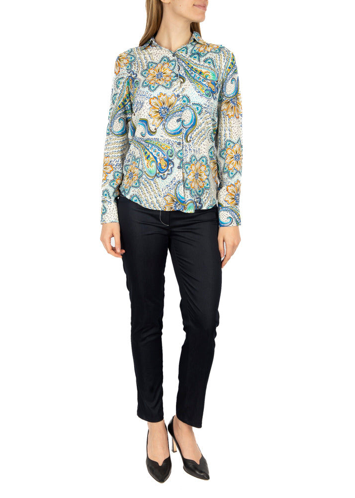 Camicia viscosa fantasia 800922