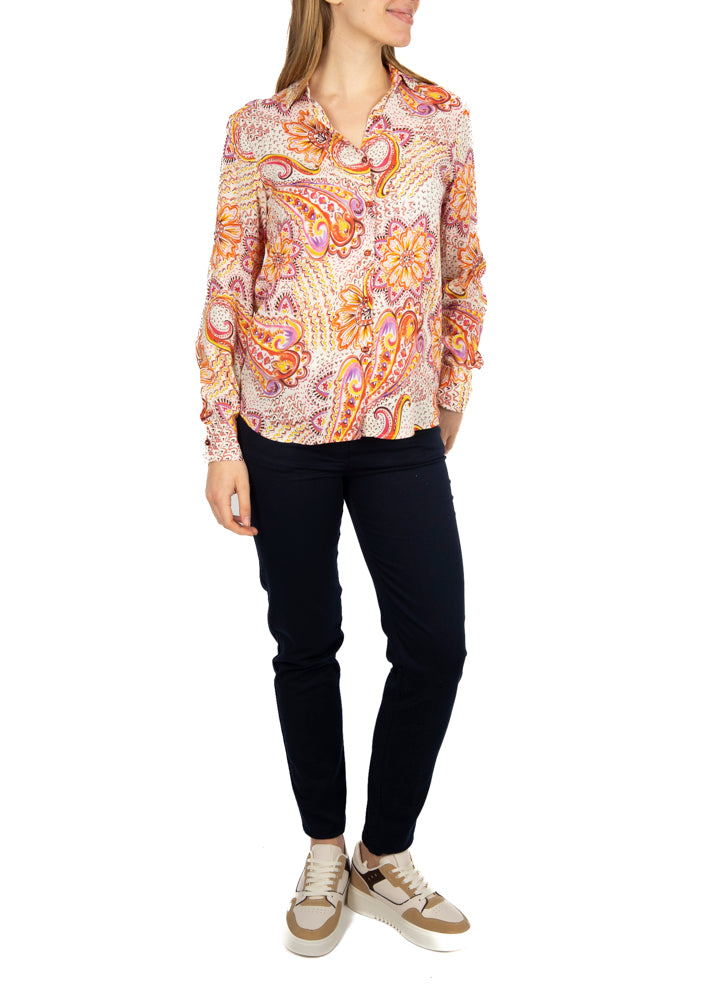 Camicia viscosa fantasia 800922