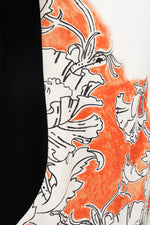 Abito punto milano stamp fiori