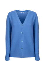 Cardigan pura lana scollo a V