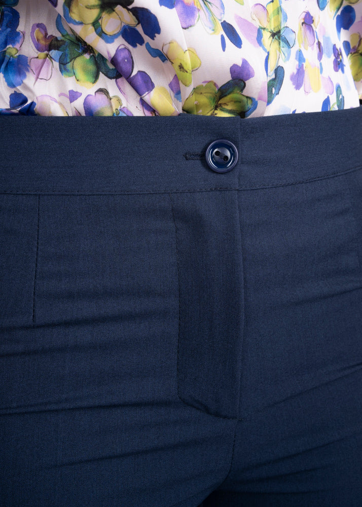 Pantalone con elastico in vita Genelio