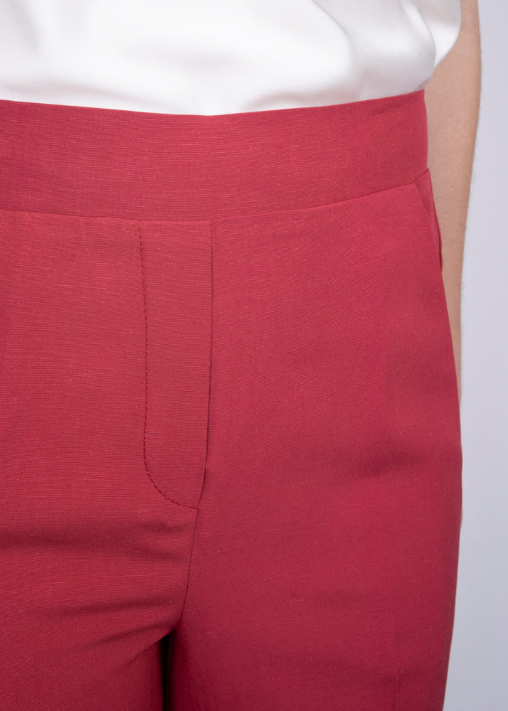 Pantalone lino con elastico Lavezzi